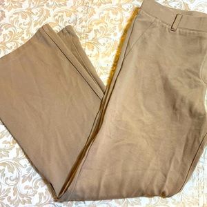 Betabrand wide leg dress yoga pant tan